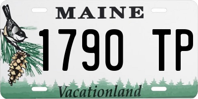 ME license plate 1790TP