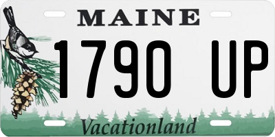 ME license plate 1790UP