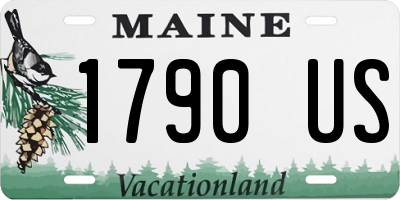 ME license plate 1790US