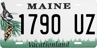 ME license plate 1790UZ