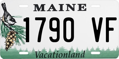 ME license plate 1790VF