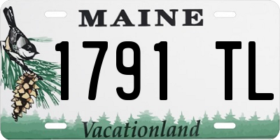ME license plate 1791TL