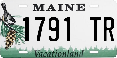 ME license plate 1791TR