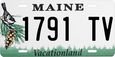 ME license plate 1791TV