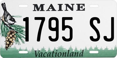 ME license plate 1795SJ