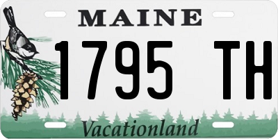 ME license plate 1795TH