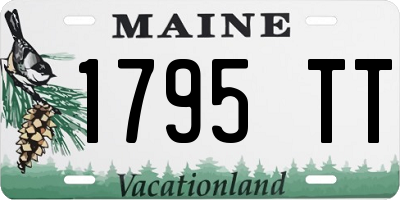 ME license plate 1795TT