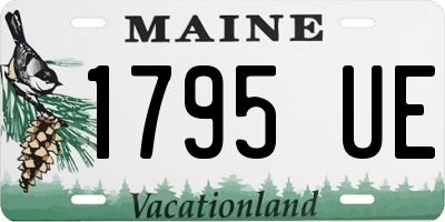ME license plate 1795UE