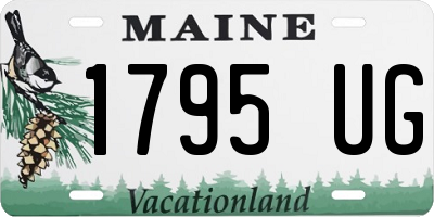 ME license plate 1795UG