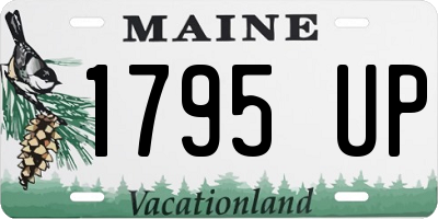 ME license plate 1795UP