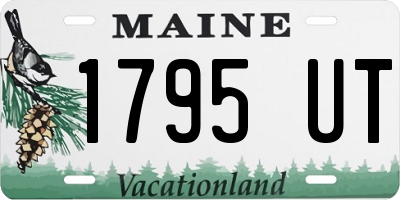 ME license plate 1795UT