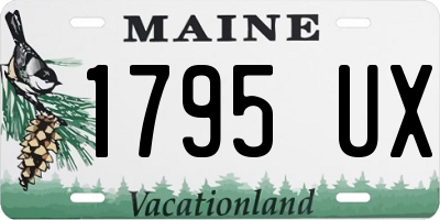 ME license plate 1795UX
