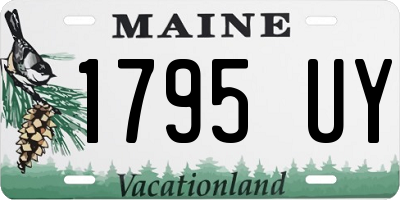 ME license plate 1795UY