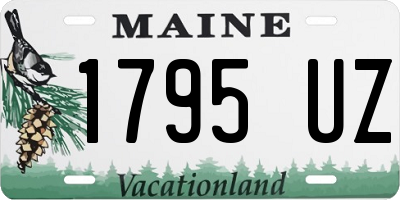 ME license plate 1795UZ