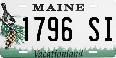 ME license plate 1796SI