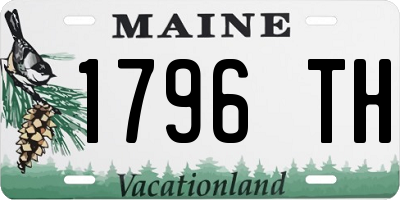ME license plate 1796TH