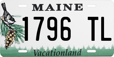 ME license plate 1796TL