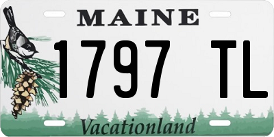 ME license plate 1797TL