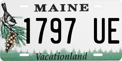 ME license plate 1797UE