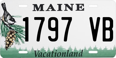 ME license plate 1797VB