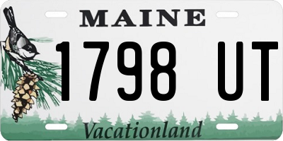 ME license plate 1798UT