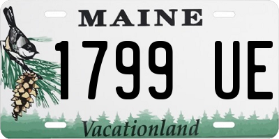 ME license plate 1799UE