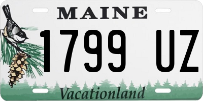 ME license plate 1799UZ