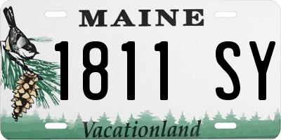 ME license plate 1811SY