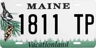 ME license plate 1811TP