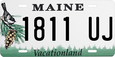 ME license plate 1811UJ