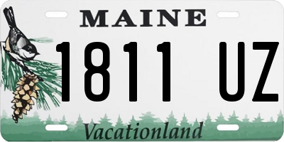 ME license plate 1811UZ