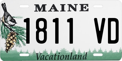 ME license plate 1811VD