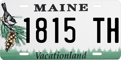ME license plate 1815TH