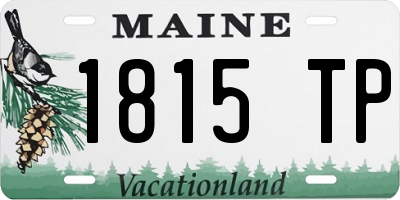 ME license plate 1815TP