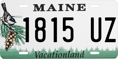 ME license plate 1815UZ