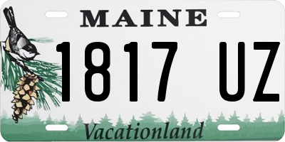 ME license plate 1817UZ