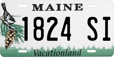 ME license plate 1824SI