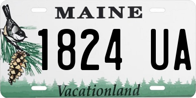 ME license plate 1824UA
