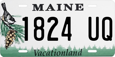 ME license plate 1824UQ