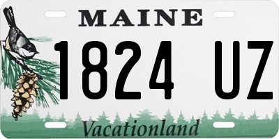 ME license plate 1824UZ