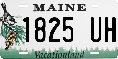 ME license plate 1825UH