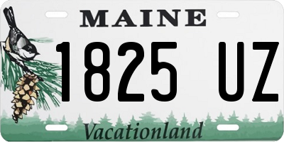 ME license plate 1825UZ