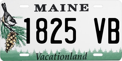 ME license plate 1825VB