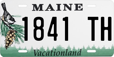 ME license plate 1841TH