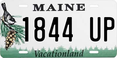 ME license plate 1844UP