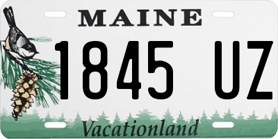 ME license plate 1845UZ