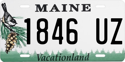 ME license plate 1846UZ