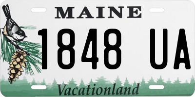 ME license plate 1848UA