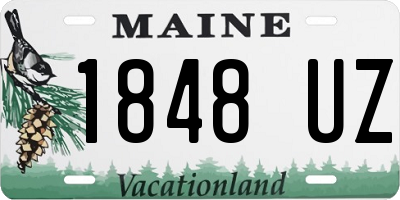 ME license plate 1848UZ