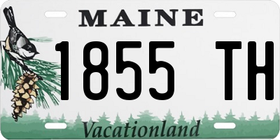 ME license plate 1855TH